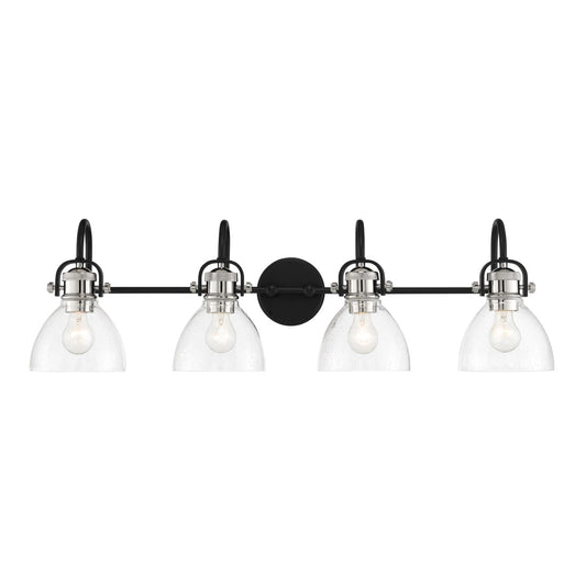 Minka Lavery Monico 35.75-in 4 Light Multiple finishes Multiple colors Modern/contemporary Bathroom Vanity light bar