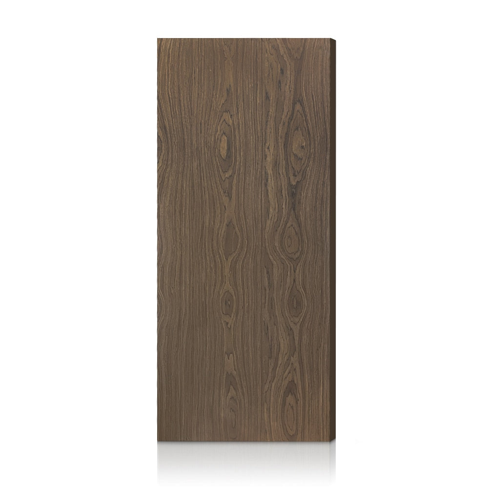 CALHOME 42 in. x 80 in. Walnut Texture Flush Hollow Core Veneer Composite Interior Door Slab
