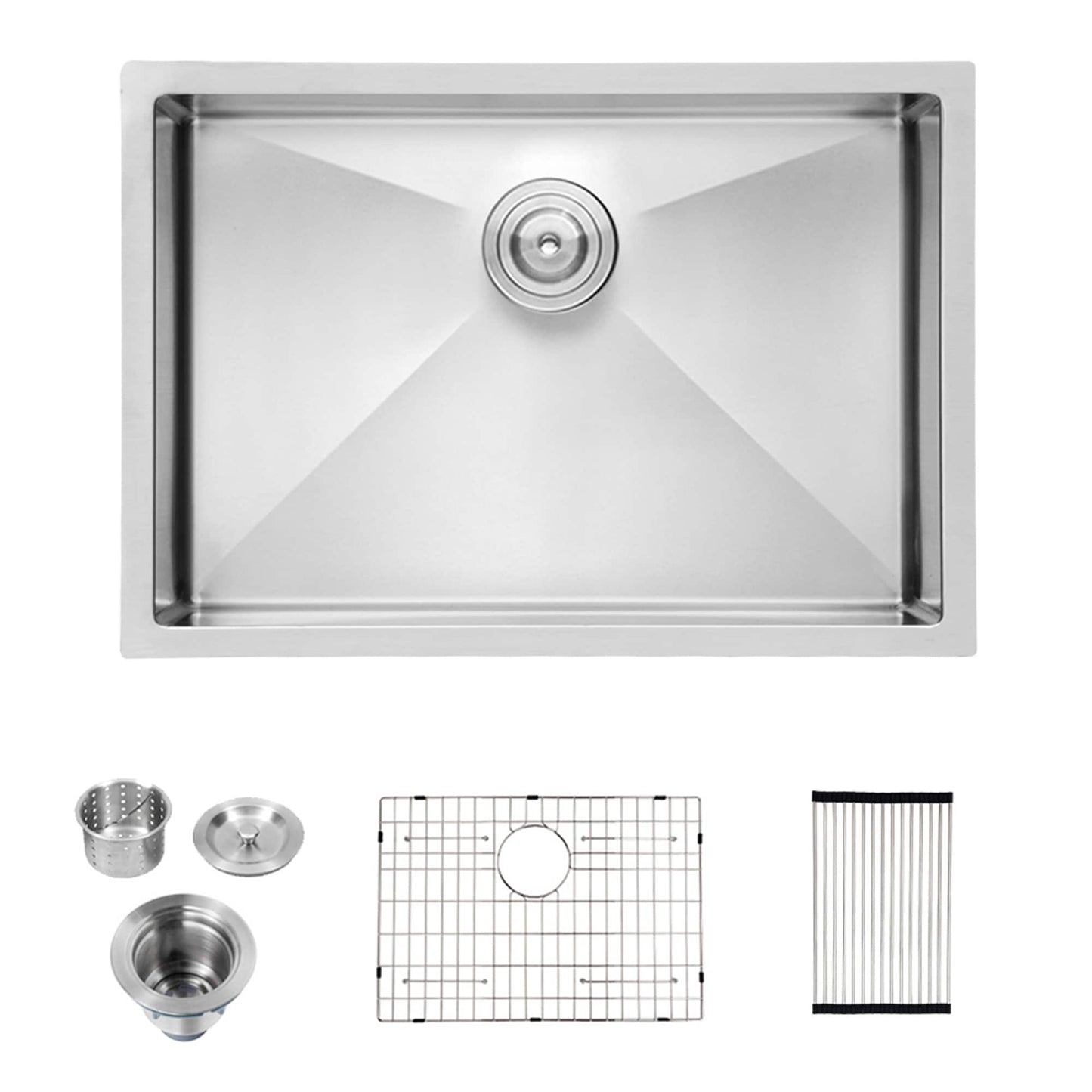 LIVIZA Undermount 30-in x 18-in Stainless steel Single bowl 16 -Gauge Kitchen Sink
