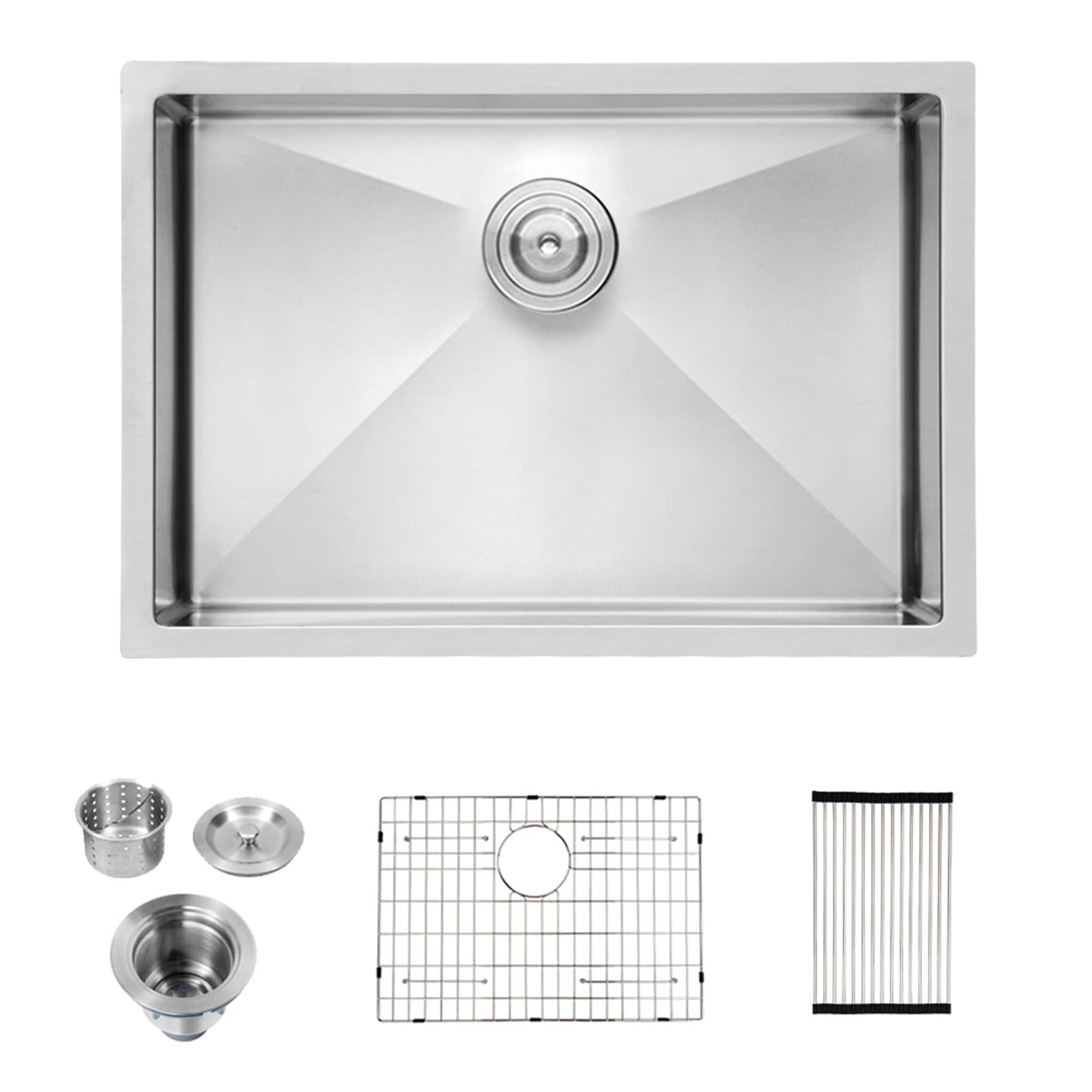 LIVIZA Undermount 30-in x 18-in Stainless steel Single bowl 16 -Gauge Kitchen Sink