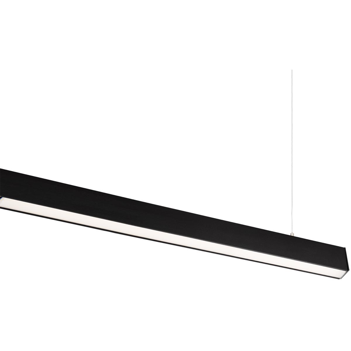 WAC Lighting  S2DH24-2-F940BK Ventrix 1 Light 48 Black Track Fixtures Ceiling Light