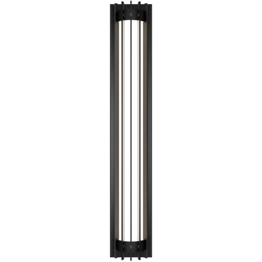 WAC Lighting  WS-W17532-30-BK Moline LED 32 inch Black Outdoor Wall Light in 3000K dweLED