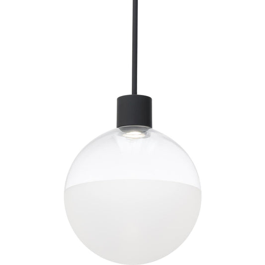 WAC Lighting  PD-23412-40-BK Gaze LED 12 inch Black Pendant Ceiling Light in 4000K dweLED