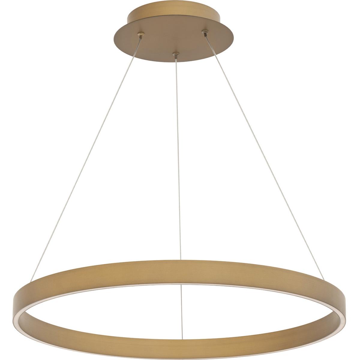 WAC Lighting  PD-81124-AB Sirius LED 24 inch Aged Brass Pendant Ceiling Light dweLED