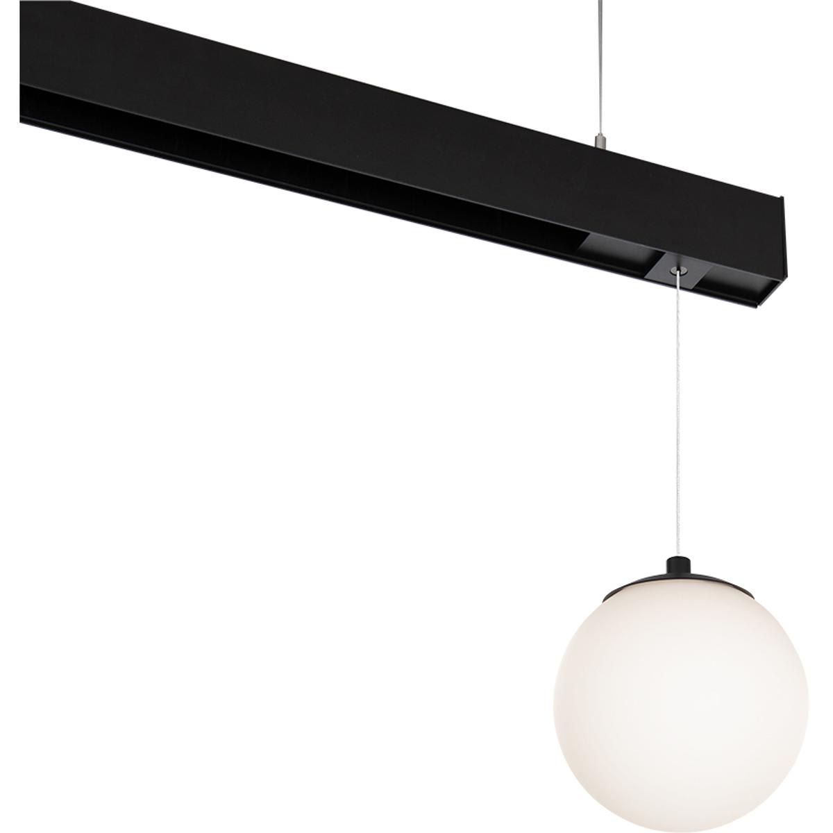 WAC Lighting  S2PD02-2-935BK Ventrix 1 Light 48 Black Track Fixtures Ceiling Light