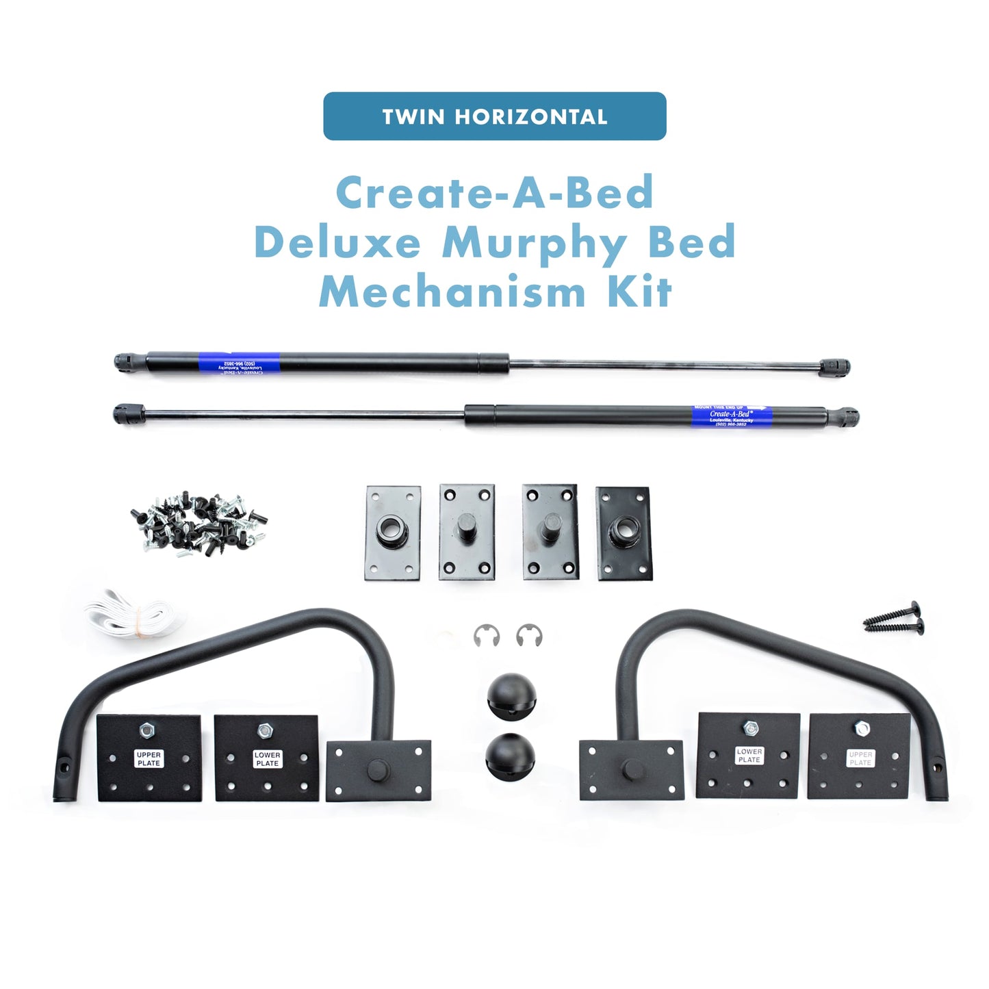Create-A-Bed Create A Bed Deluxe Murphy Bed Mechanism Kit Horizontal Twin