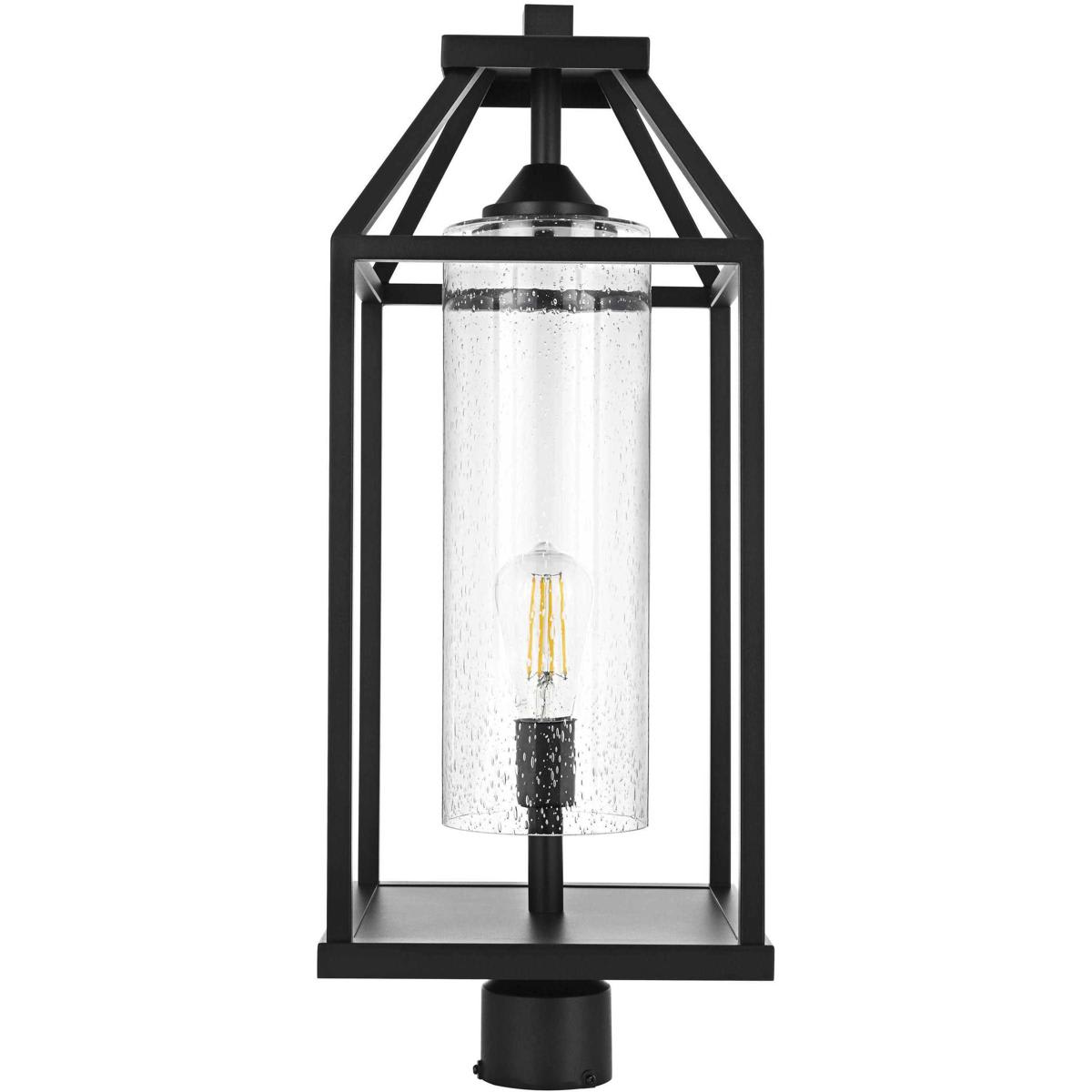 Elegant Lighting  OD606P26BK Zora 1 Light 26 inch Black Outdoor Post Light
