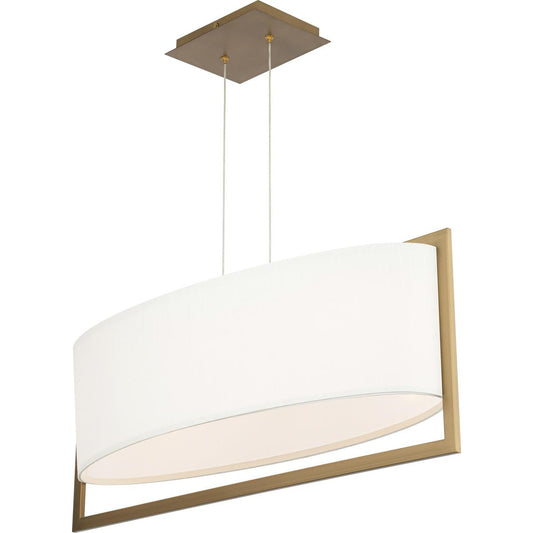 WAC Lighting  PD-33331-AB Park Avenue Linear Pendant Ceiling Light in Aged Brass dweLED