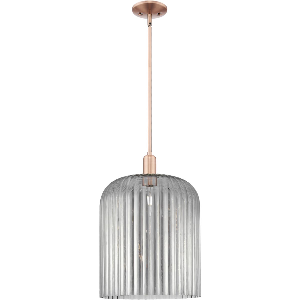 Innovations Lighting  716-1S-AC-G559-12SM Bridal Veil Mini Pendant Antique Copper