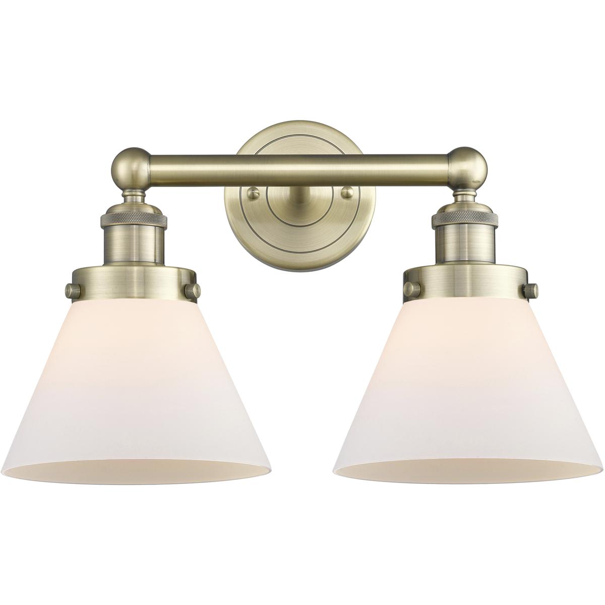 Innovations Lighting  616-2W-AB-G41 Cone Bathroom Vanity Light Antique Brass