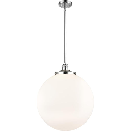 Innovations Lighting  201S-PC-G201-18-LED Franklin Restoration Beacon Pendant Polished Chrome