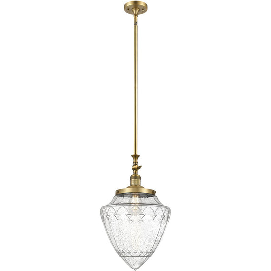 Innovations Lighting  206-BB-G664-12 Franklin Restoration Bullet Mini Pendant Brushed Brass
