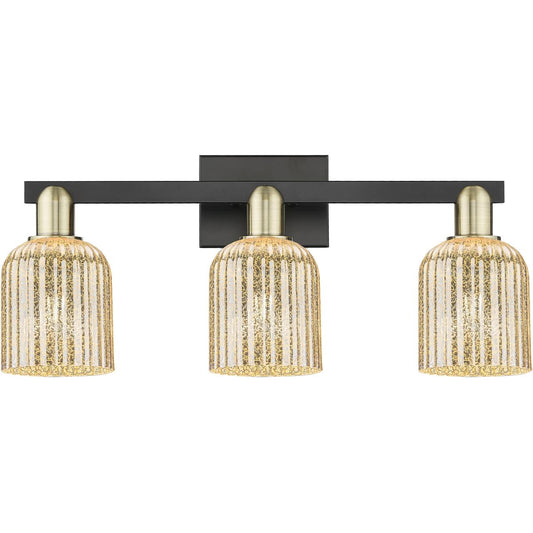 Innovations Lighting  716-3W-BAB-G559-5ME Bridal Veil Bathroom Vanity Light Black Antique Brass