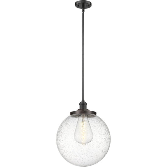 Innovations Lighting  201S-OB-G204-14-LED Franklin Restoration Beacon Pendant Oil Rubbed Bronze