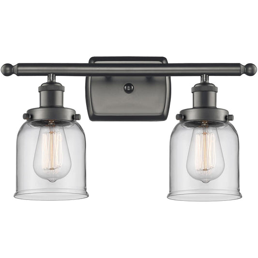 Innovations Lighting  916-2W-OB-G52-LED Ballston Small Bell Bathroom Vanity Light Oil Rubbed Bronze