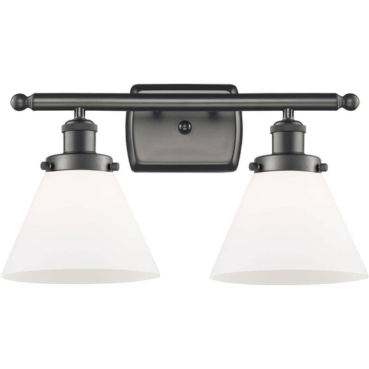 Innovations Lighting  916-2W-OB-G41 Ballston Large Cone Bathroom Vanity Light Oil Rubbed Bronze