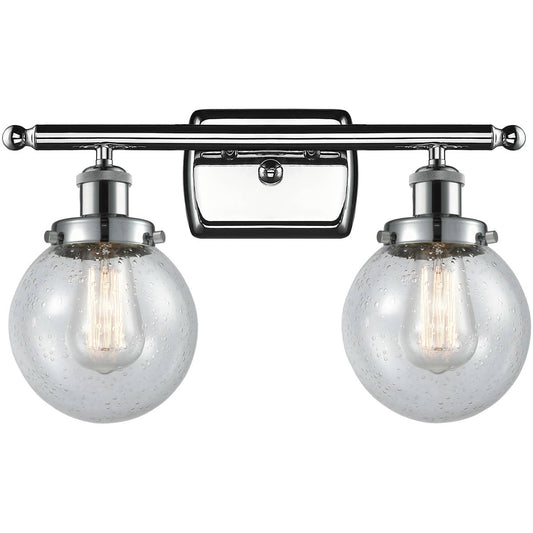 Innovations Lighting  916-2W-PC-G204-6 Ballston Beacon Bathroom Vanity Light Polished Chrome