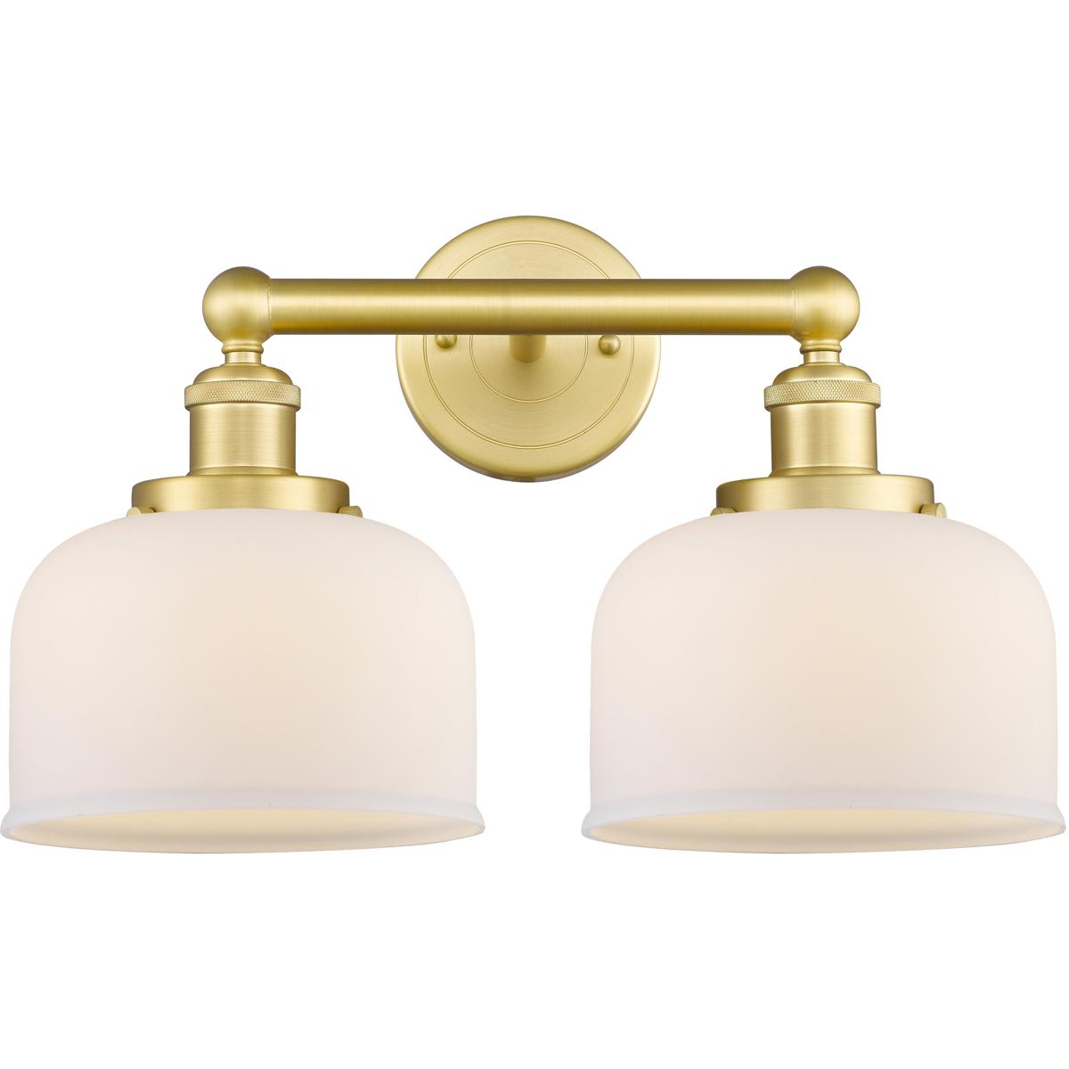 Innovations Lighting  616-2W-SG-G71 Bell Bathroom Vanity Light Satin Gold