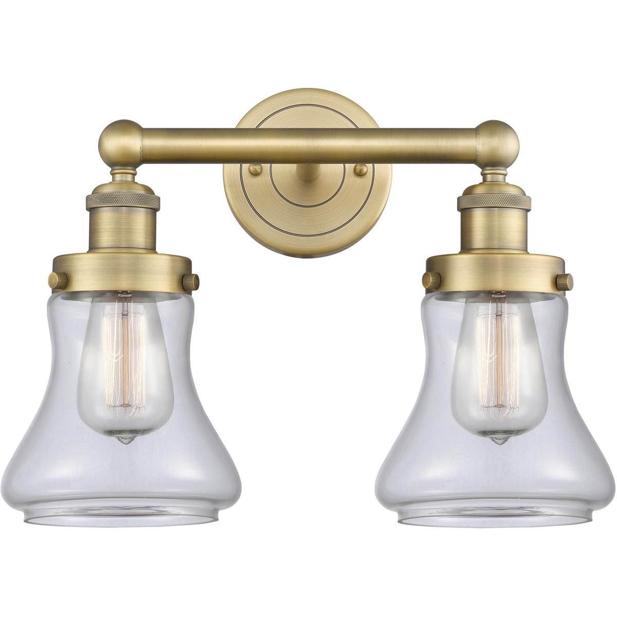 Innovations Lighting  616-2W-BB-G192 Bellmont Bathroom Vanity Light Brushed Brass