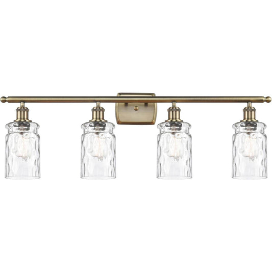 Innovations Lighting  516-4W-AB-G352 Ballston Candor Bathroom Vanity Light Antique Brass
