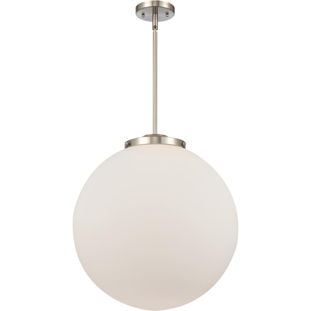 Innovations Lighting  221-1S-SN-G201-18 Franklin Restoration Beacon Pendant Brushed Satin Nickel