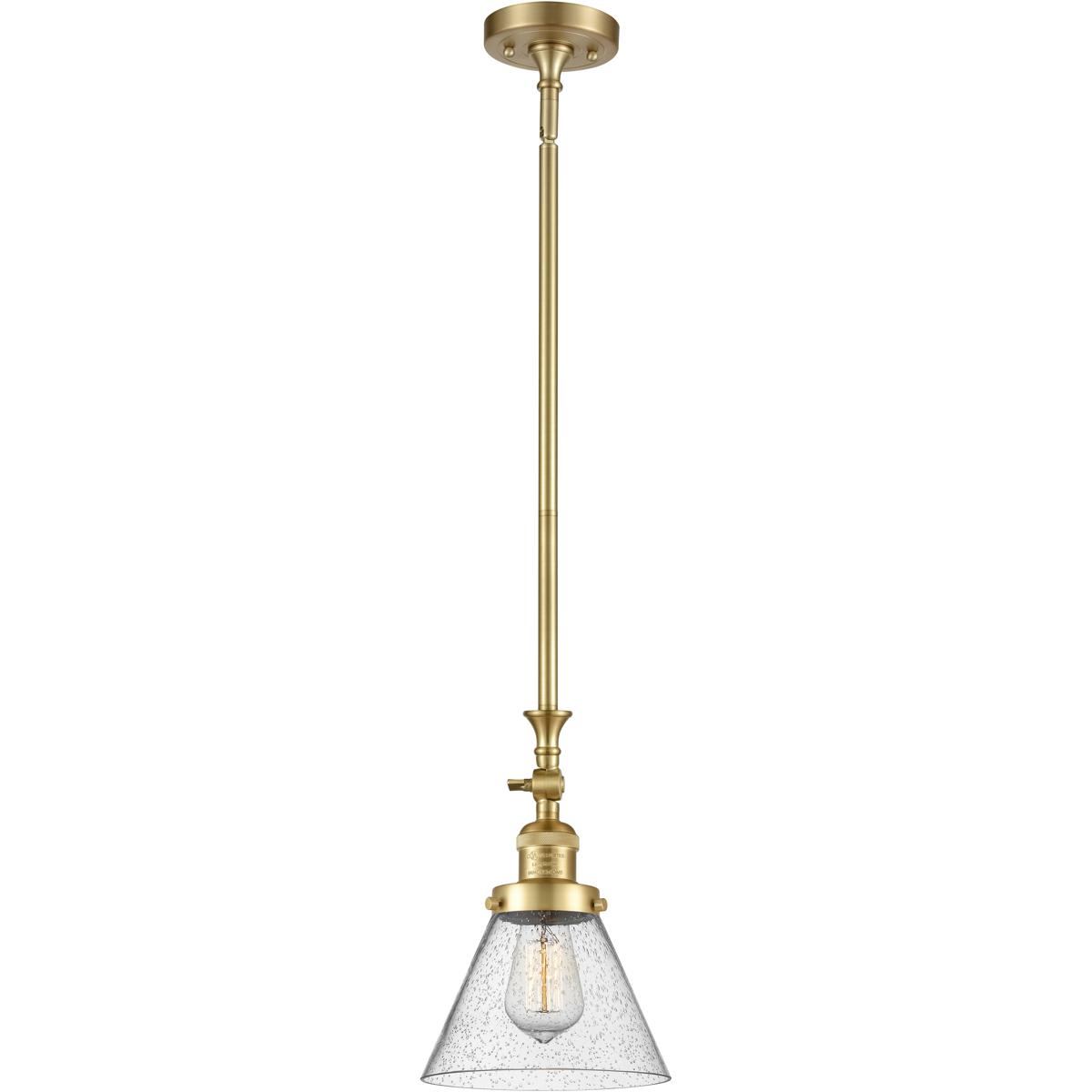 Innovations Lighting  206-SG-G44 Franklin Restoration Cone Mini Pendant Satin Gold