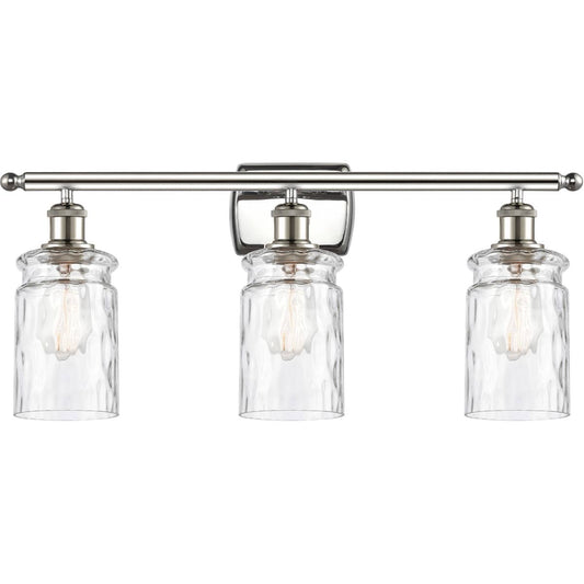Innovations Lighting  516-3W-PN-G352 Ballston Candor Bathroom Vanity Light Polished Nickel