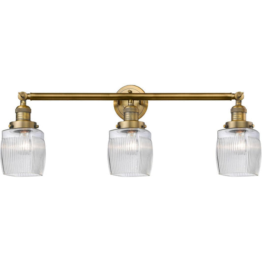 Innovations Lighting  205-BB-G302 Franklin Restoration Colton Bathroom Vanity Light Brushed Brass