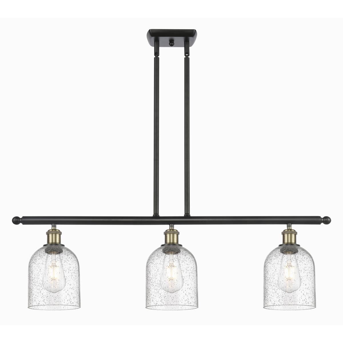 Innovations Lighting  516-3I-BAB-G558-6SDY Ballston Bella Island Light Black Antique Brass