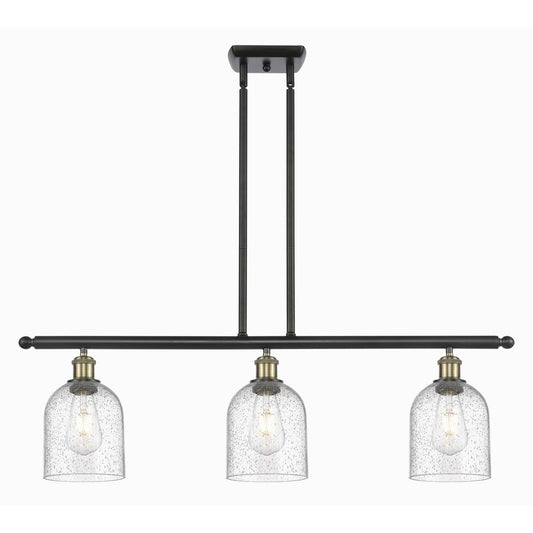 Innovations Lighting  516-3I-BAB-G558-6SDY Ballston Bella Island Light Black Antique Brass