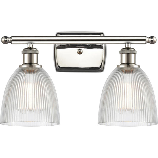 Innovations Lighting  516-2W-PN-G382 Ballston Castile Bathroom Vanity Light Polished Nickel