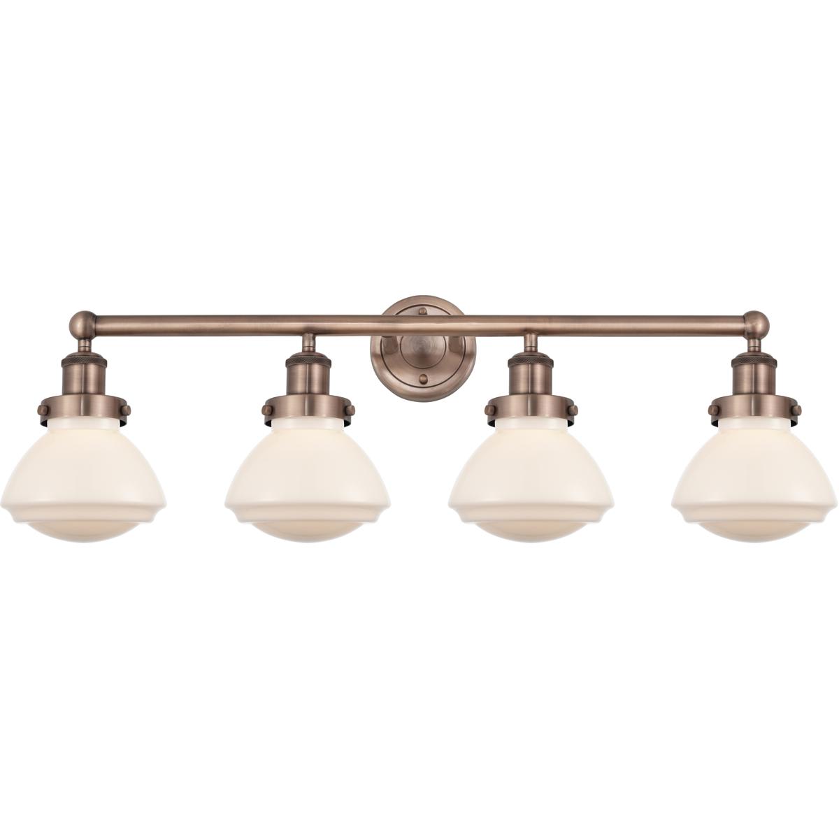 Innovations Lighting  616-4W-AC-G321 Olean Bathroom Vanity Light Antique Copper