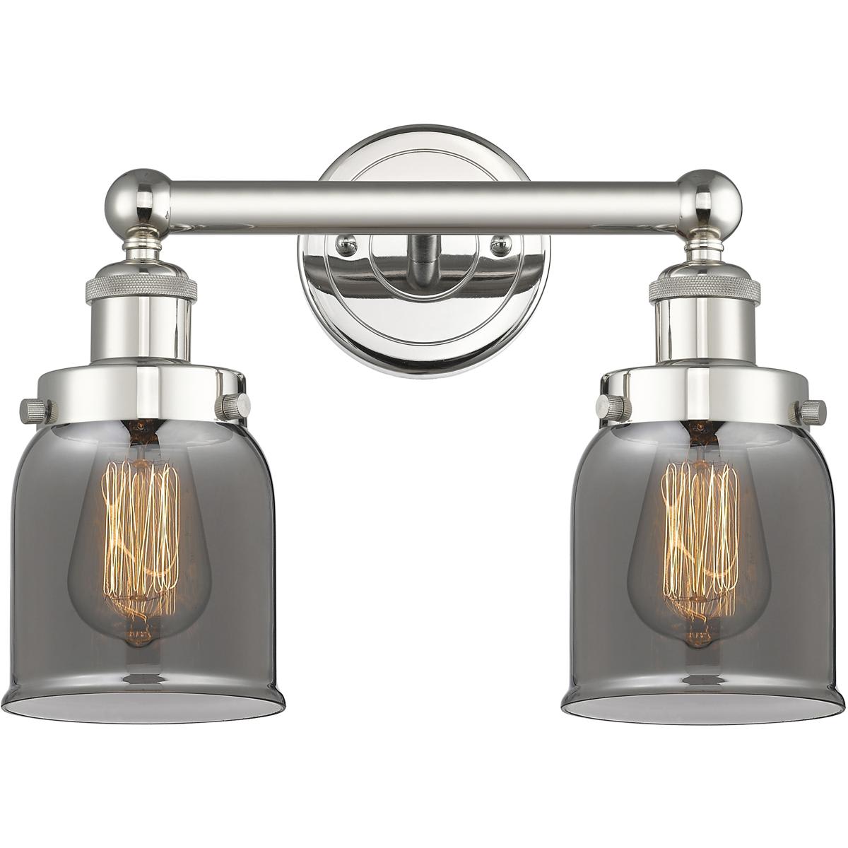 Innovations Lighting  616-2W-PN-G53 Bell Bathroom Vanity Light Polished Nickel