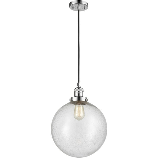 Innovations Lighting  201C-PC-G204-12-LED Franklin Restoration Beacon Mini Pendant Polished Chrome