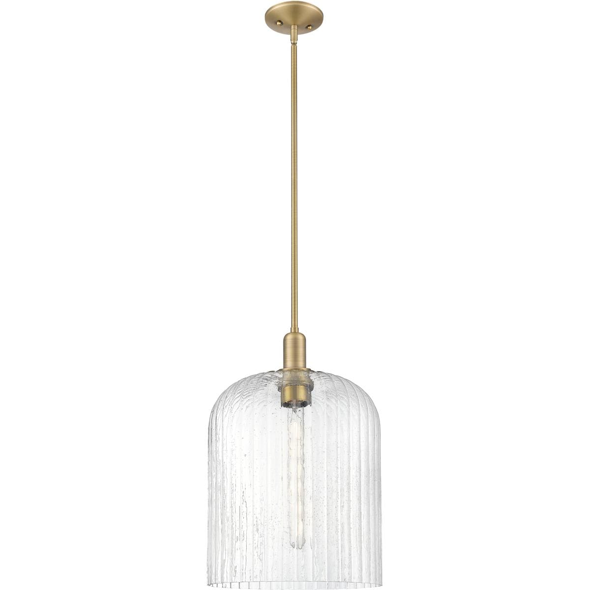Innovations Lighting  716-1S-BB-G559-12SDY Bridal Veil Mini Pendant Brushed Brass
