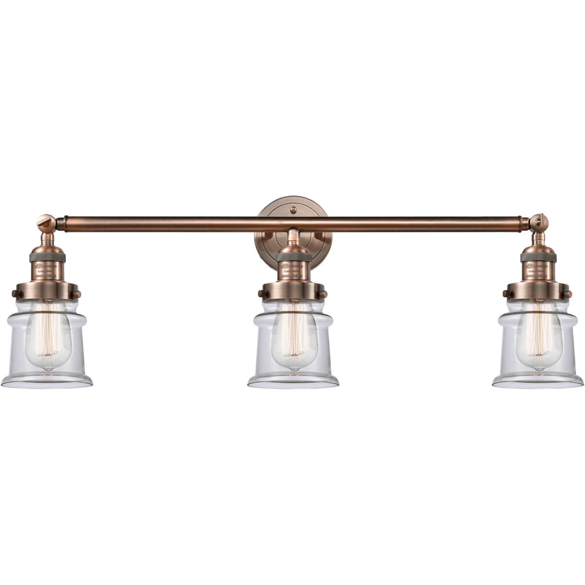 Innovations Lighting  205-AC-G182S Franklin Restoration Small Canton Bathroom Vanity Light