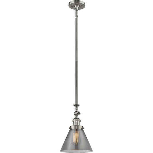 Innovations Lighting  206-SN-G43 Franklin Restoration Cone Mini Pendant Brushed Satin Nickel