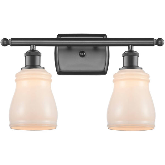 Innovations Lighting  516-2W-OB-G391-LED Ballston Ellery Bathroom Vanity Light Oil Rubbed Bronze