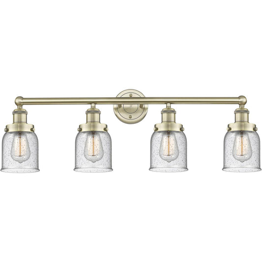 Innovations Lighting  616-4W-AB-G54 Bell Bathroom Vanity Light Antique Brass