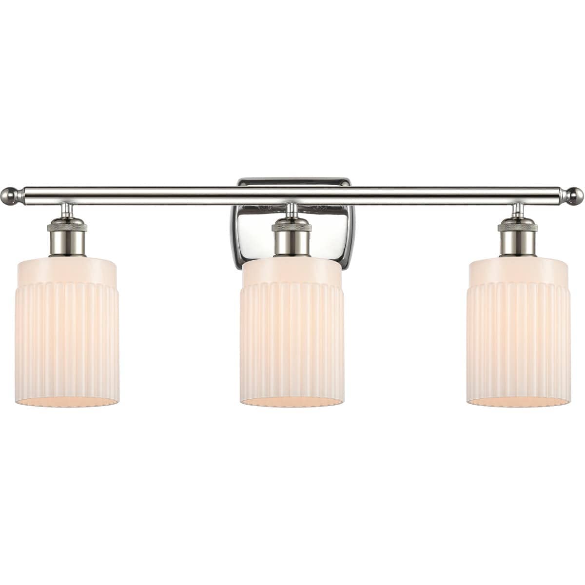 Innovations Lighting  516-3W-PN-G341-LED Ballston Hadley Bathroom Vanity Light Polished Nickel