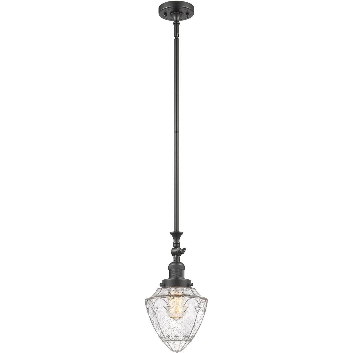 Innovations Lighting  206-OB-G664-7-LED Franklin Restoration Bullet Mini Pendant Oil Rubbed Bronze