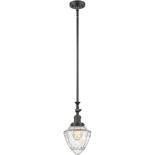 Innovations Lighting  206-OB-G664-7-LED Franklin Restoration Bullet Mini Pendant Oil Rubbed Bronze