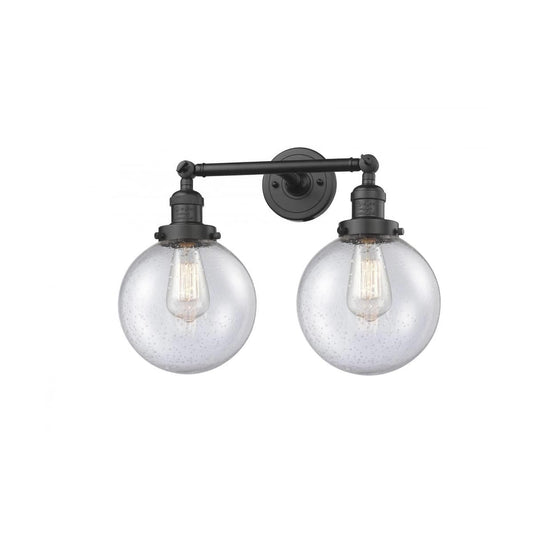 Innovations Lighting  208-OB-G204-8-LED Franklin Restoration Large Beacon Bathroom Vanity Light