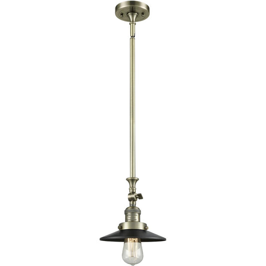 Innovations Lighting  206-AB-M6 Franklin Restoration Railroad Mini Pendant Antique Brass