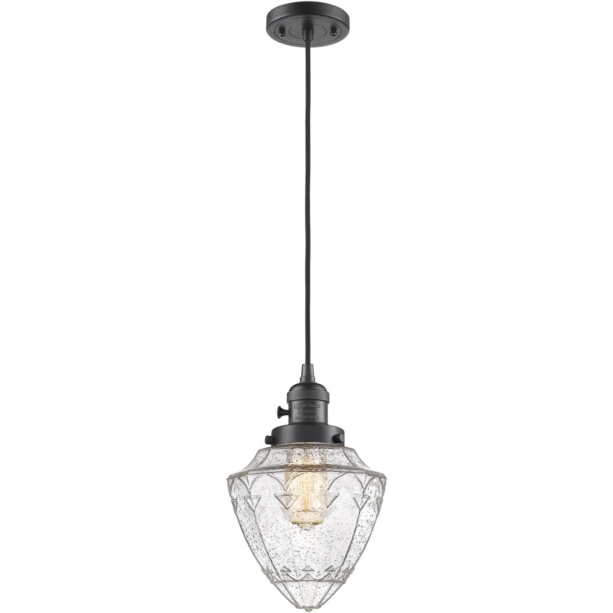 Innovations Lighting  201CSW-OB-G664-7 Franklin Restoration Bullet Mini Pendant Oil Rubbed Bronze