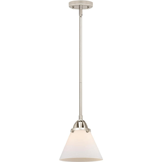 Innovations Lighting  288-1S-PN-G41-LED Nouveau 2 Cone Mini Pendant Polished Nickel