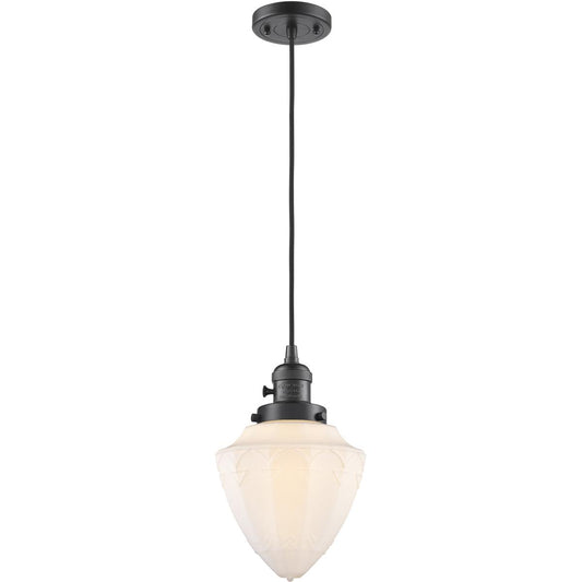 Innovations Lighting  201CSW-OB-G661-7 Franklin Restoration Bullet Mini Pendant Oil Rubbed Bronze
