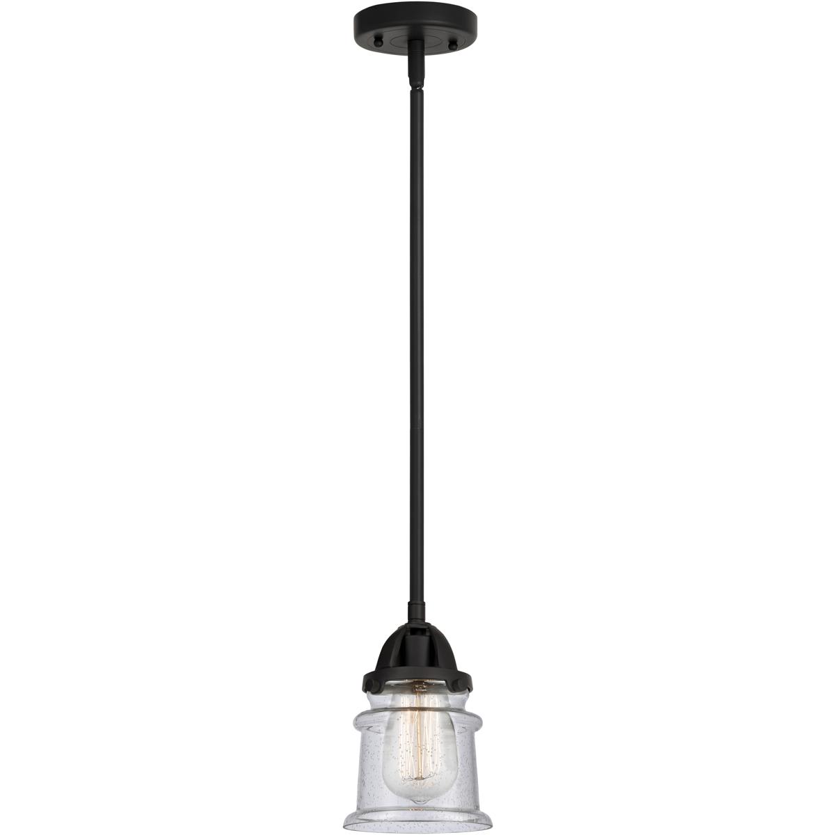 Innovations Lighting  288-1S-BK-G184S-LED Nouveau 2 Canton Mini Pendant Matte Black