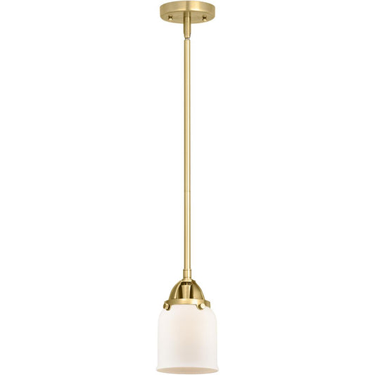 Innovations Lighting  288-1S-SG-G51 Nouveau 2 Bell Mini Pendant Satin Gold