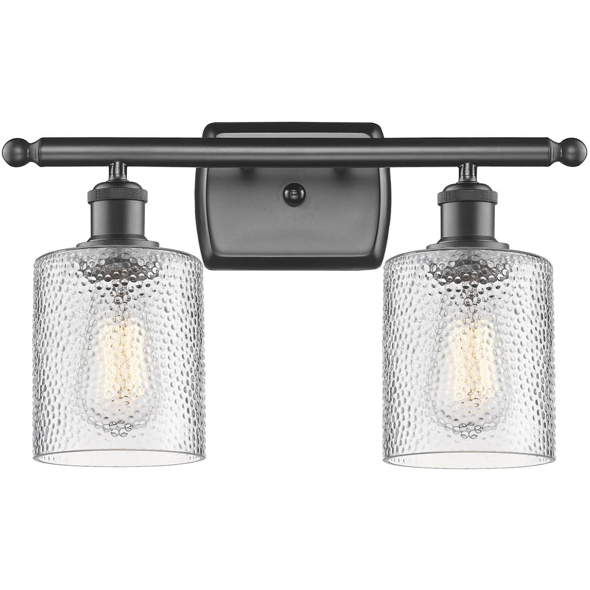 Innovations Lighting  516-2W-OB-G112 Ballston Cobbleskill Bathroom Vanity Light Oil Rubbed Bronze